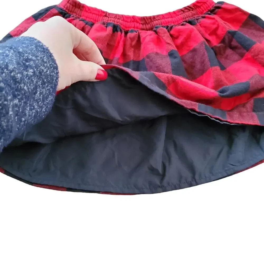 Carter's | Girl's Buffalo Check Plaid Flannel Skirt